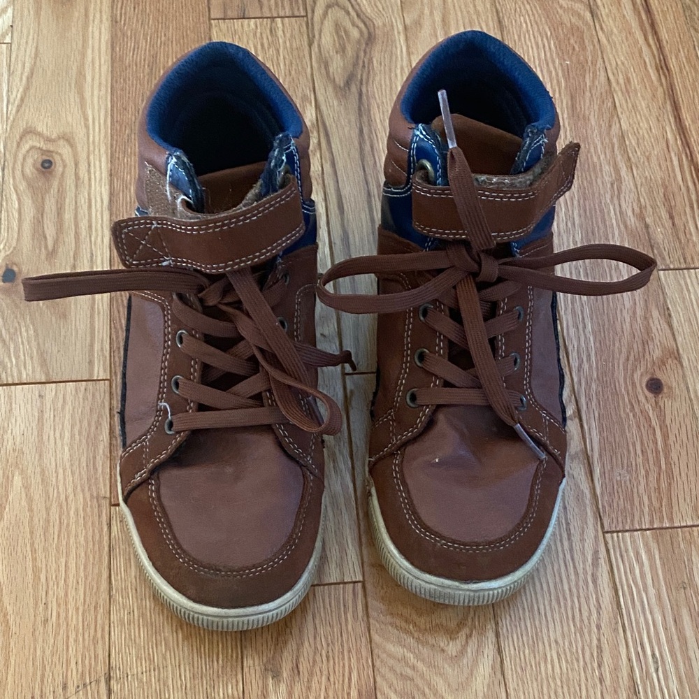 The Children's Place Brown and Blue Kids Shoes
